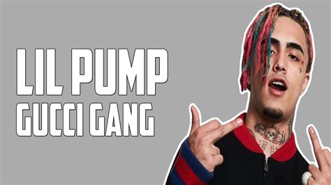 traduzione lil pump gucci gang|gucci gang lyrics audio.